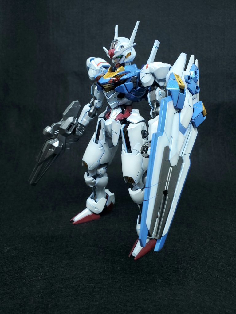 ブルーの下地の上にホワイトでシャドウ塗装してみました！