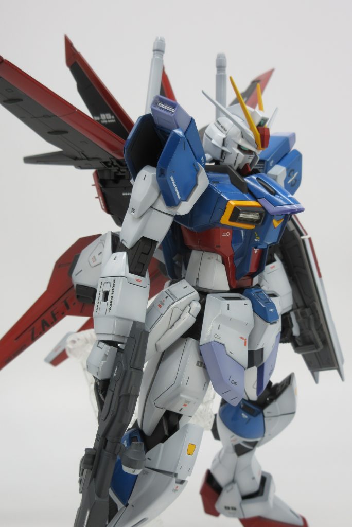 MG 1/100 フリーダム、ジャスティス、フォースインパルスガンダム 