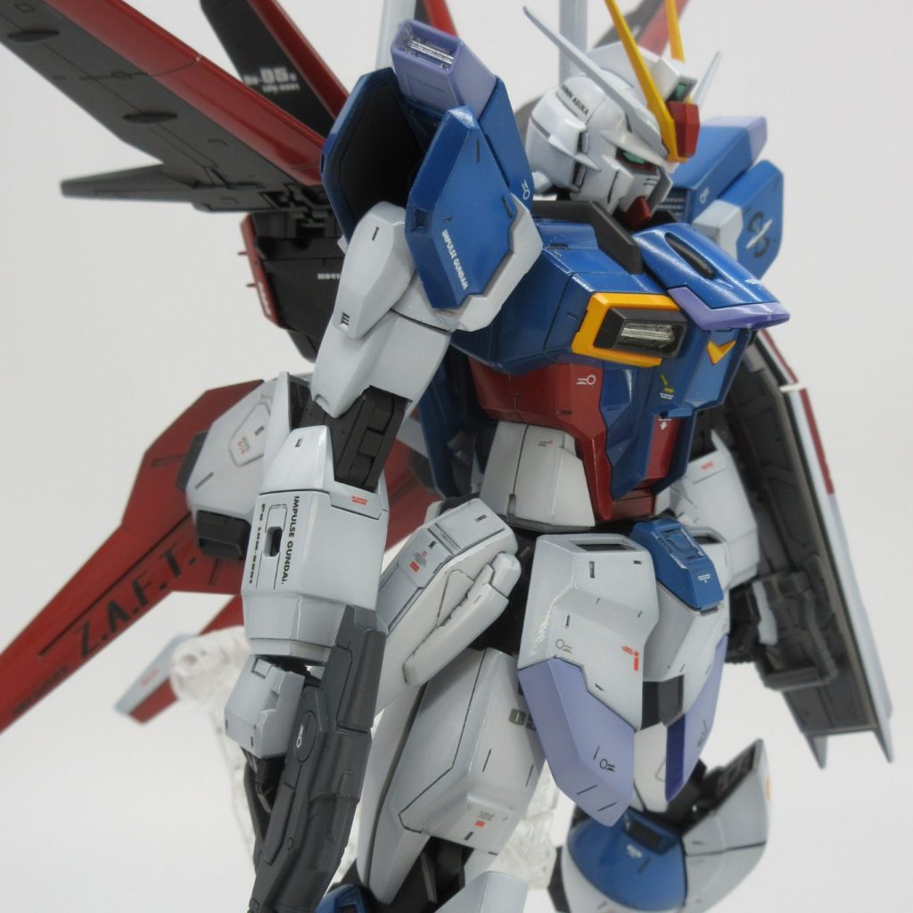 MG 1/100 フォースインパルスガンダム 改修・塗装済完成品 - フィギュア