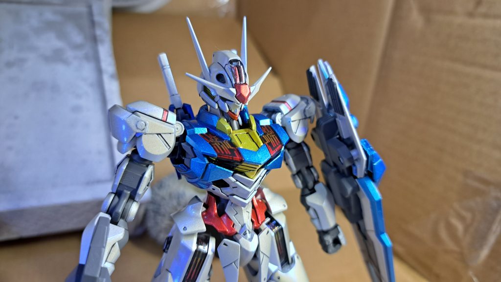 今回も単色で調合無し　間接部は塗り忘れがあって似たような色で数回塗ってます