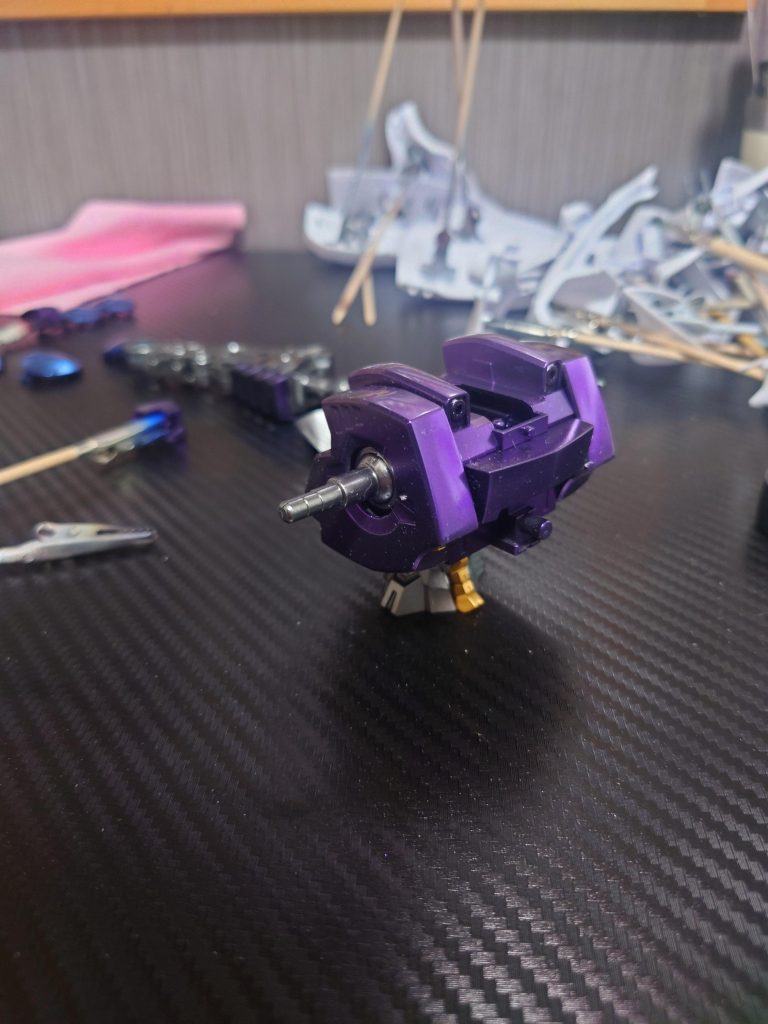 パープル部分は黒下地にアメジストパープル