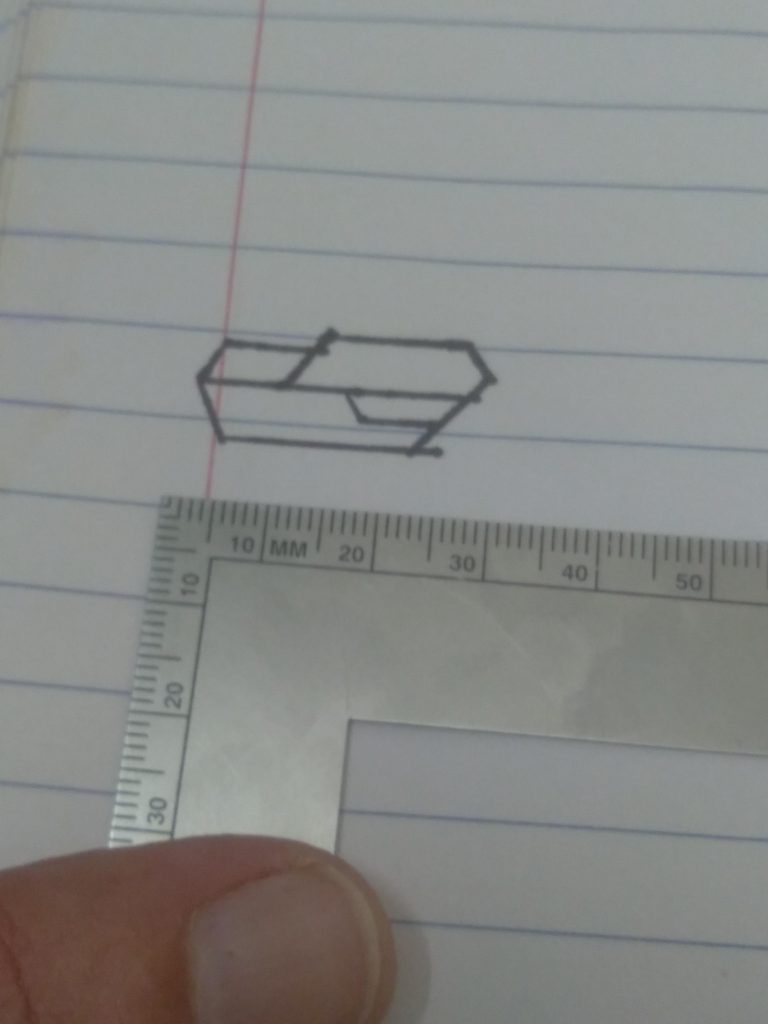 I started out with a design I had copied from a madworks cutting mat 