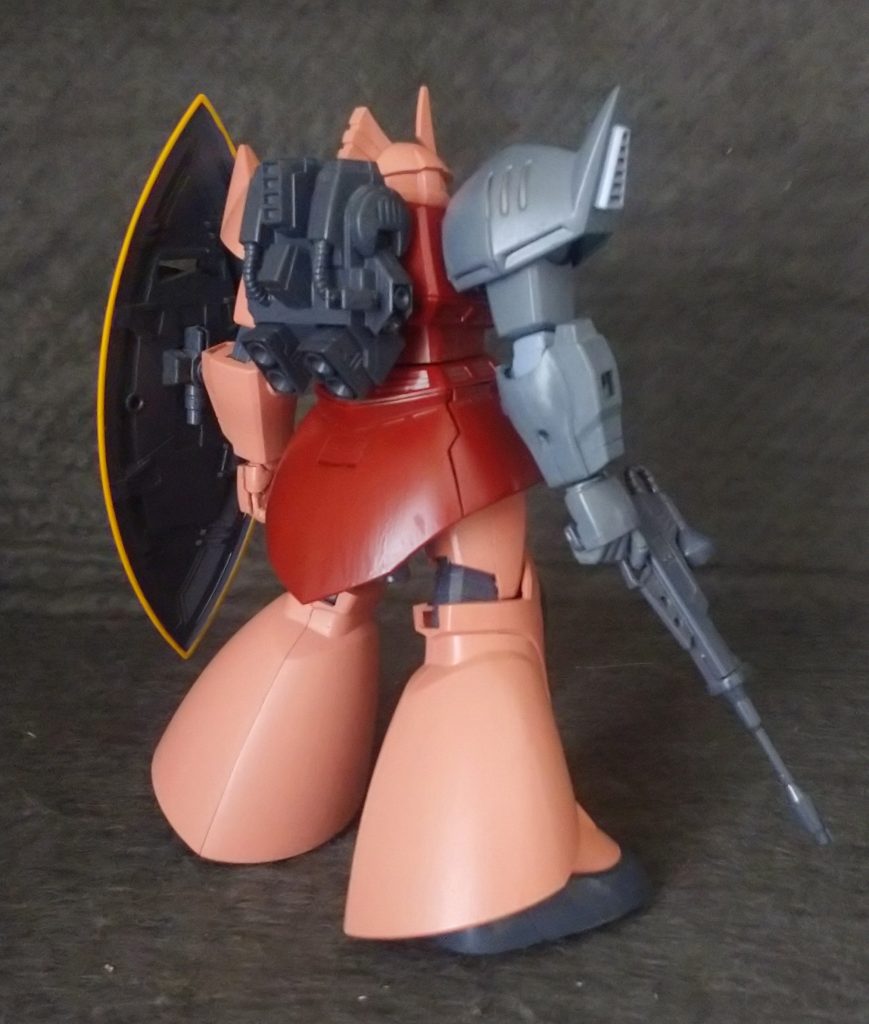 リアビュー 一応、筆でほぼ全塗装してます