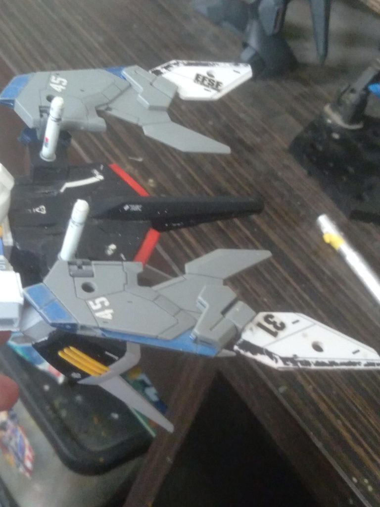 I also removed the ball joints and added a piece of runner to use the aile strike boosters 