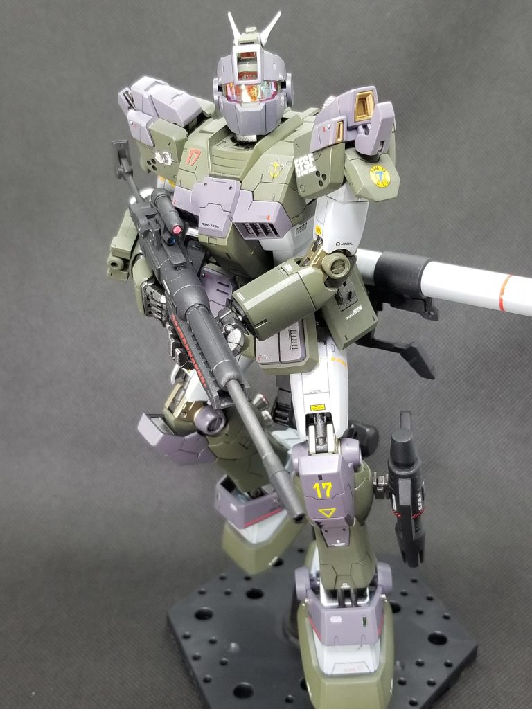 サムネ元画像です。ジムスナはやっぱりこのポージングですょね~🥰今回も三つ穴ディテールやりましたょ😏スジ彫りも各所頑張った、うんっ✨