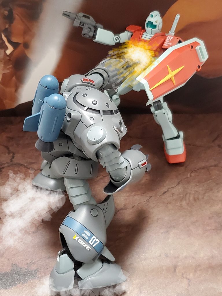 最新型と思われるズゴックタイプが次々に守備隊を撃破💥防衛ラインを突破される😱💦