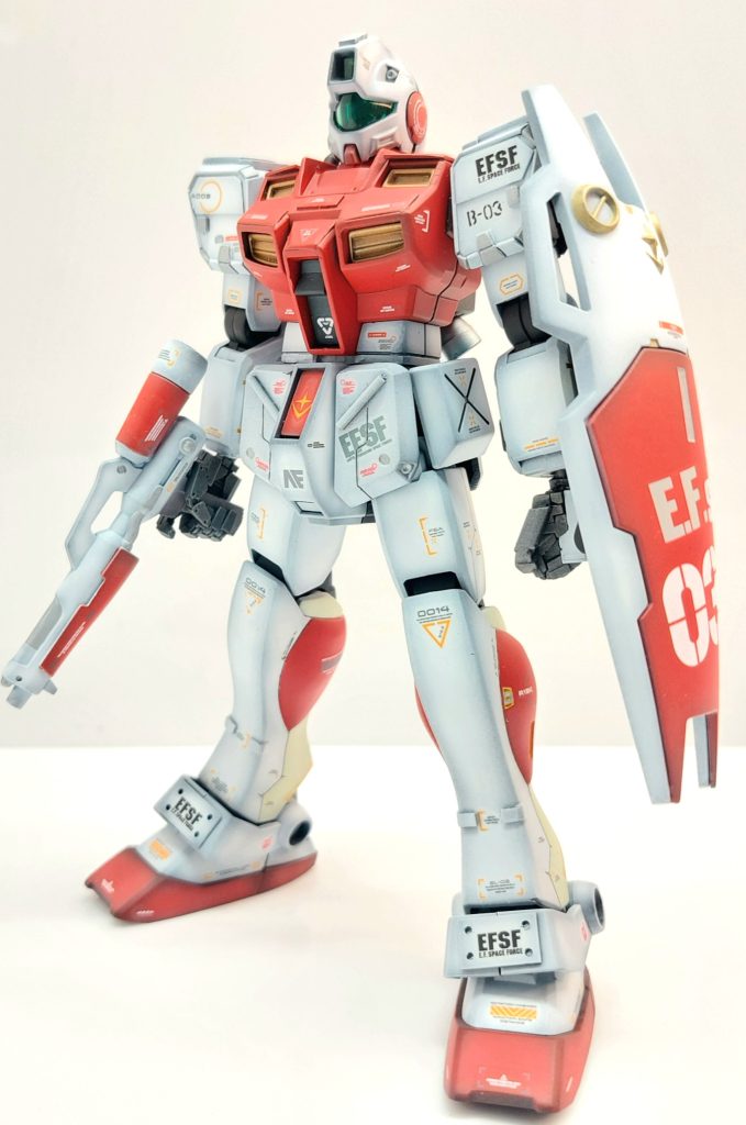 シンプルな装備バージョンこれはこれで良いですよね🎵シールドのデカールは大きいのを張りがちです( ・`д・´)