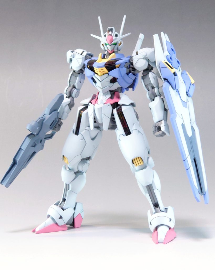 淡い色調でグラデーション塗装してます。前回製作したSDEXよりも明度高めです。