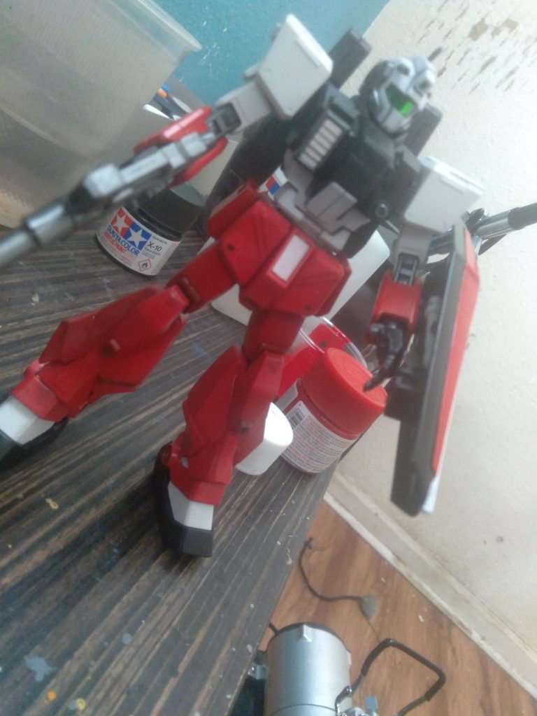 This was right after assembly. Unfortunately, I ran out of masking tape so it can't be finished until tomorrow. I still wanted to show everyone though.