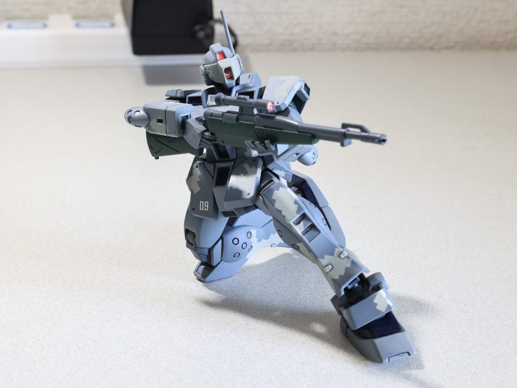 スナイパーと言ったらこのポーズ自分でポーズを取らせておいて、あまりのかっこ良さに感動しました!