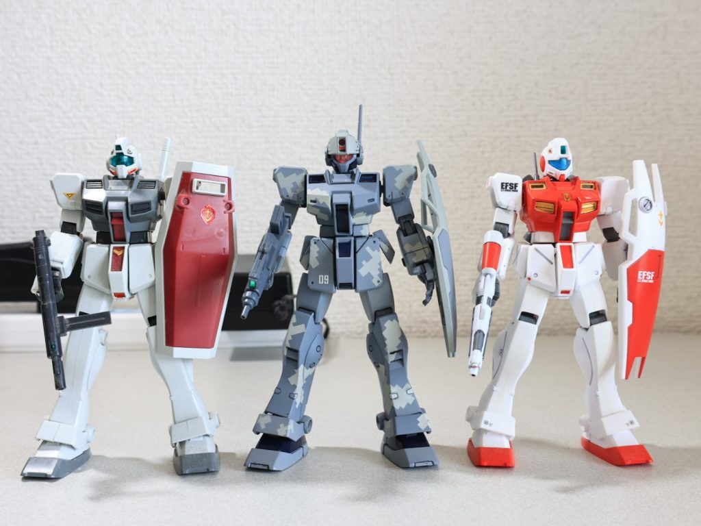 ジム後期生産型と一緒に。