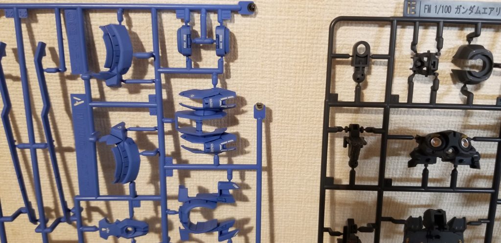 マーキングシールまでランナー状態で仕上げ。