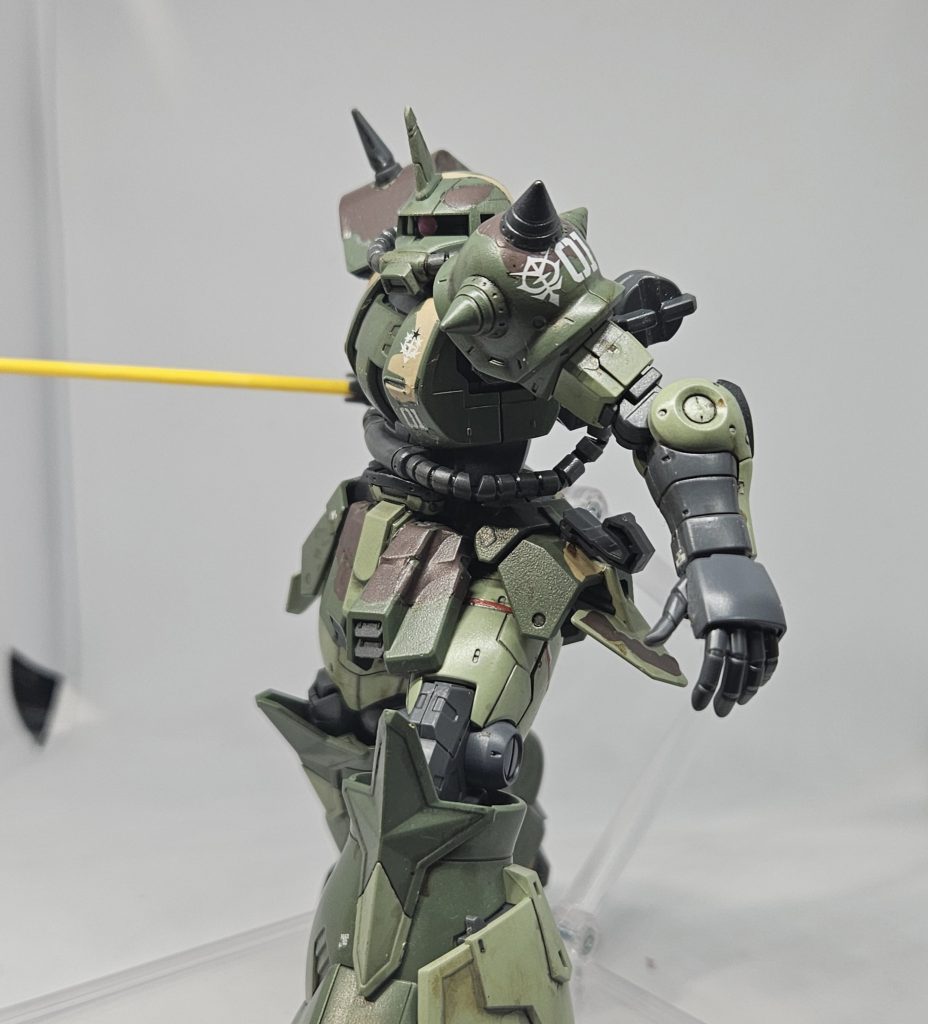 ヒートサーベルを持ったザクもかっこいい！