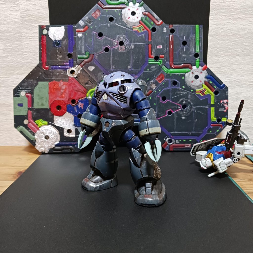 また、作ります。ズゴック、サイコ~👍️せっかくなんで、参加しますね。青組で。