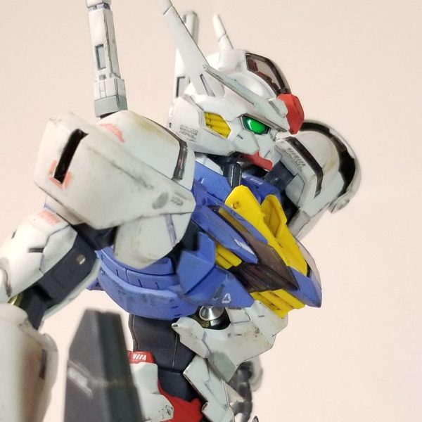 フルメカニクス ガンダムエアリアル ウェザリング仕上げ