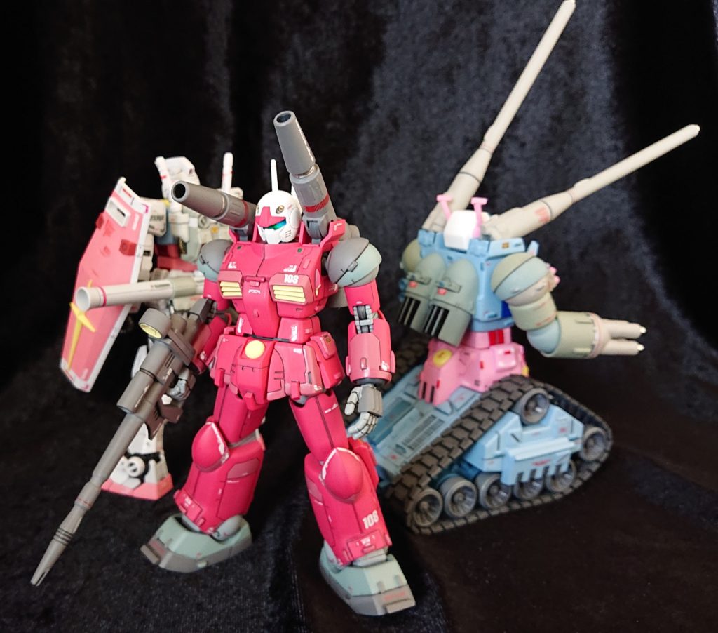 ガンキャノンの厚さ、ドムのジャイアントバズーカからも耐えるって、無敵じゃん😊