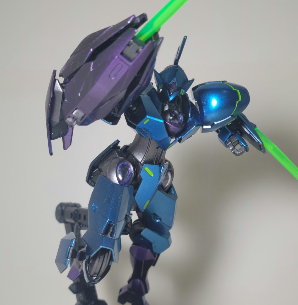 色合いももう少し勉強が必要かなぁ～水星キットはまだいくつか買ったので、しばらくはガンプラライフをおくれそうですw