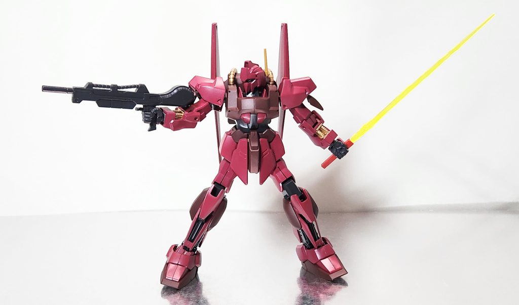 疾風のようなポーズ、旧HGなので可動域がががが