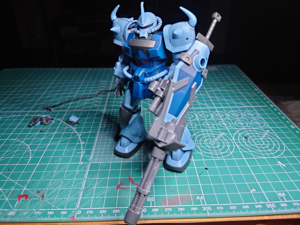 ガンダムタイプでないガンプラ2作目。作っていて楽しかったです。