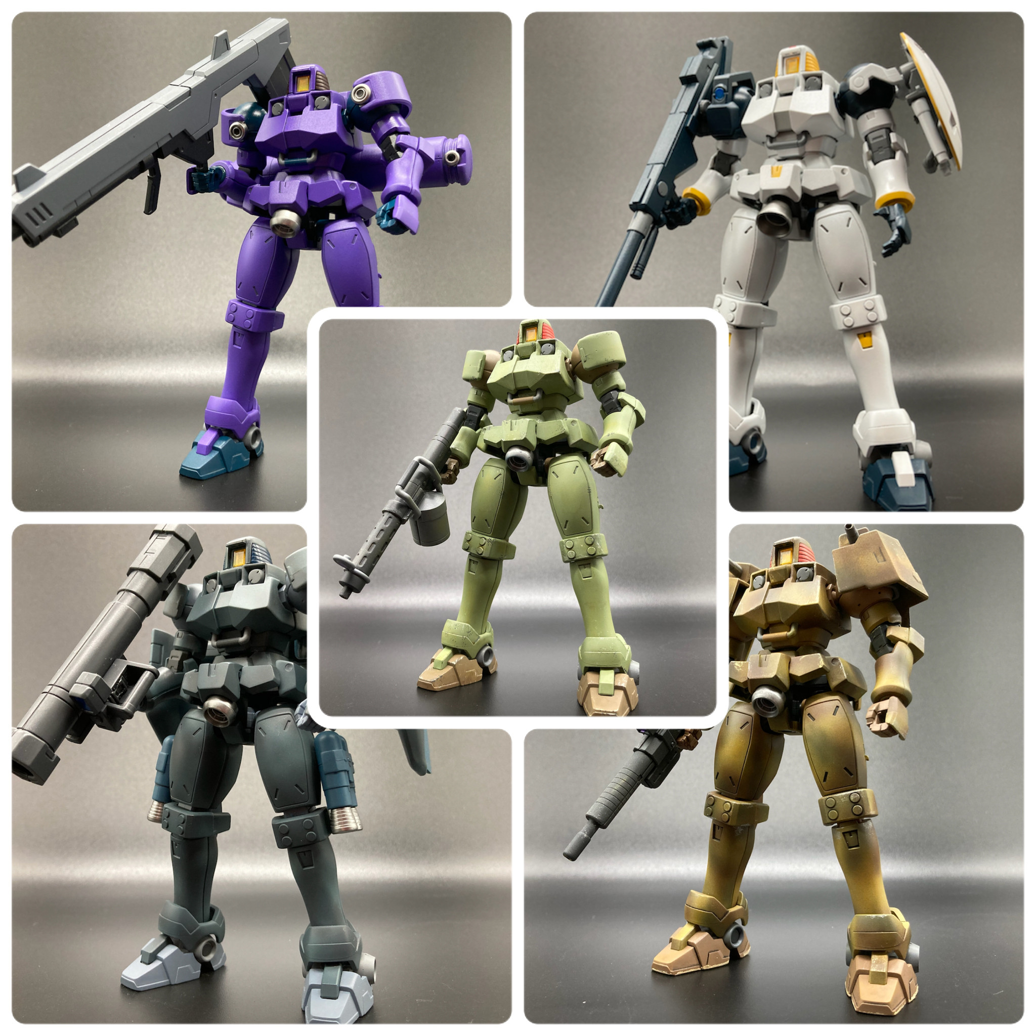 HGAC リーオー フルウェポンセット 5体｜Yaoさんのガンプラ作品 