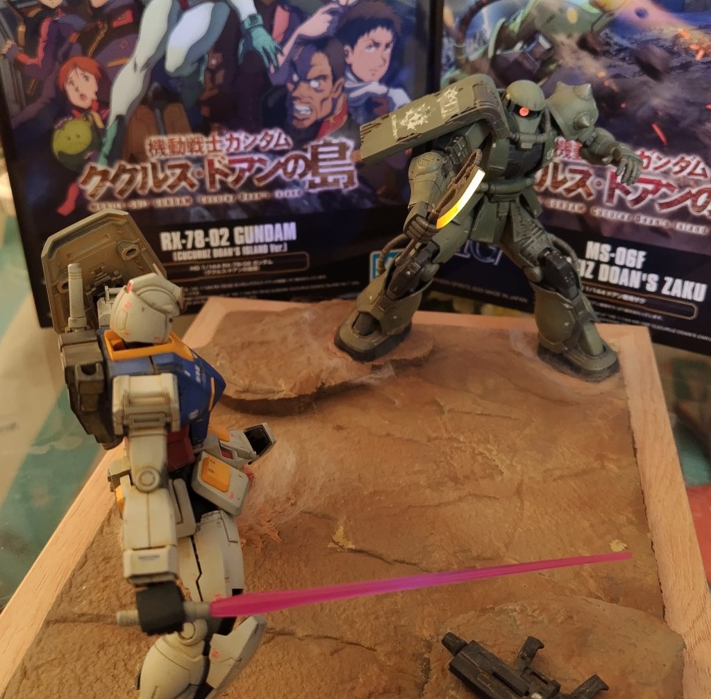 ドアン専用ザク側のジオラマです♪