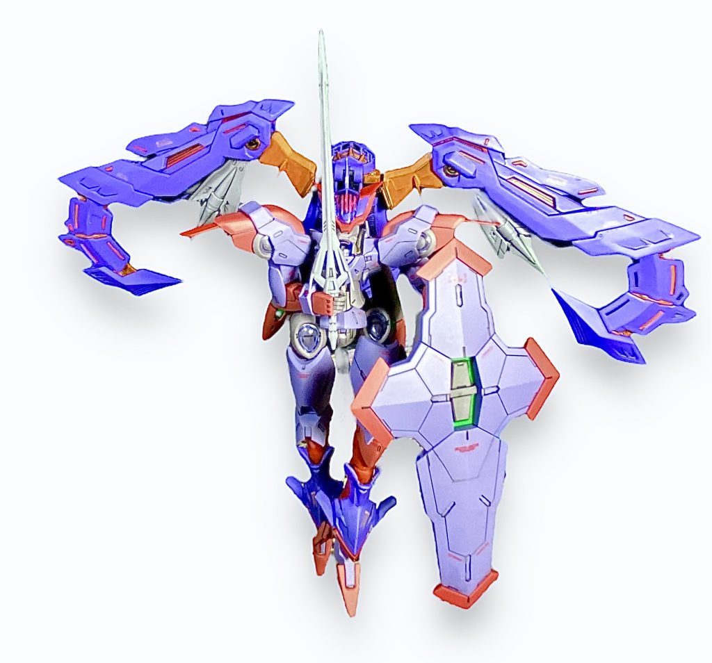 天のサーベルも気に入っているのでマウント部分も併せて移植。サビーナが乗ってそうなイメージですね。