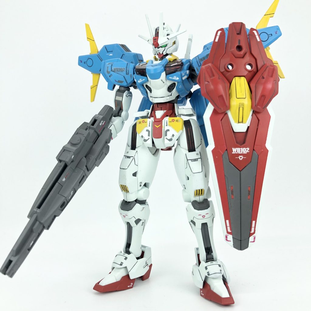 エアリアル改修型ver.RX-78-2オマージュ–2枚目/制作者：@plamocross