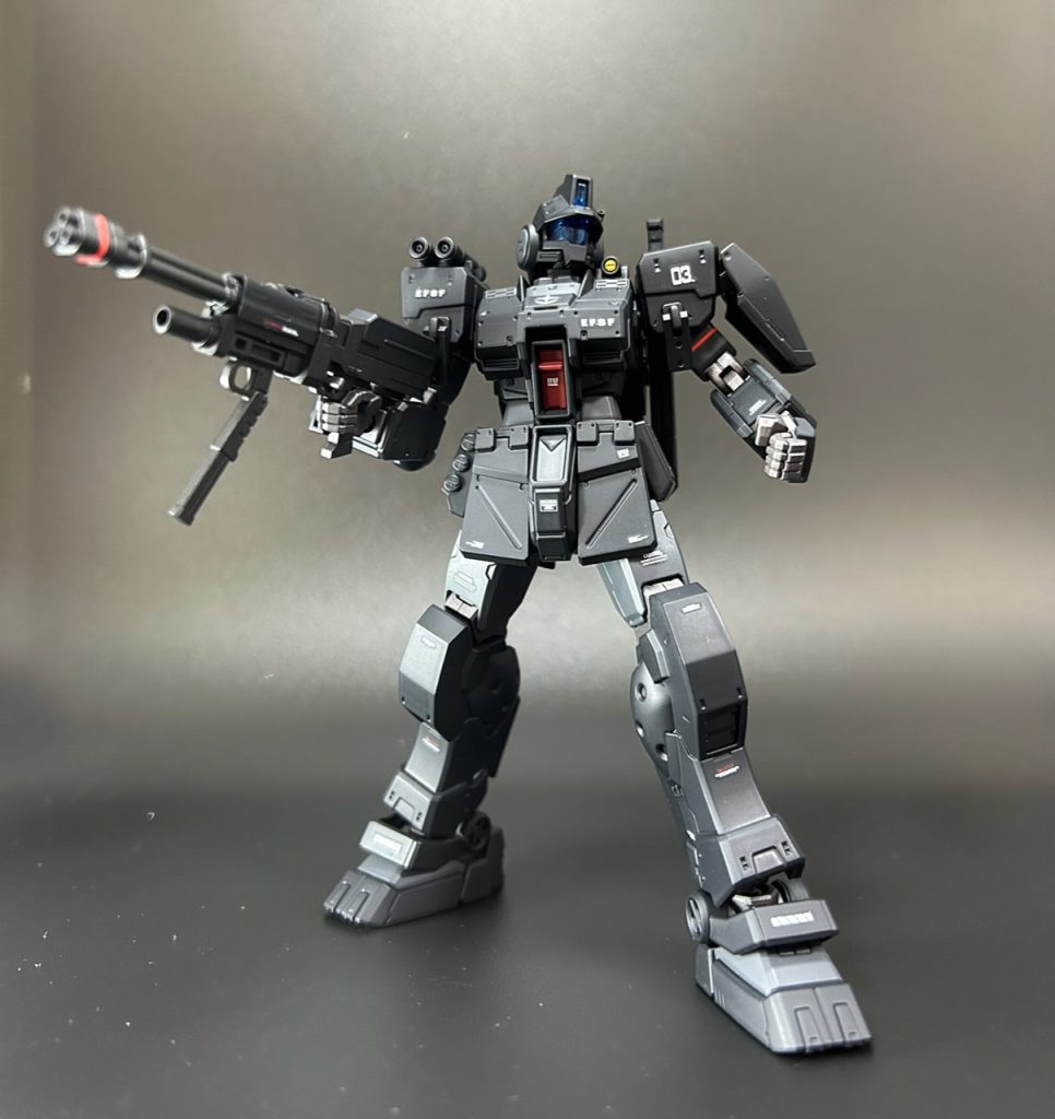 完成後にブラックドッグ隊のデカールが出た事を知り膝から崩れ落ちましたね。