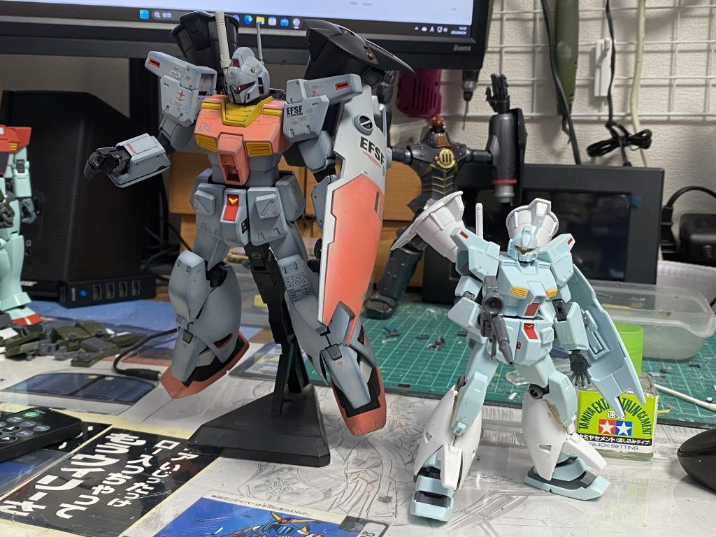 HG(鋭意制作中)と、比較