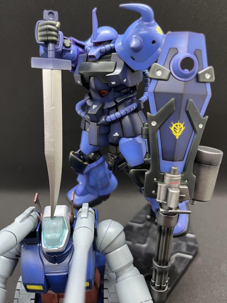 一応例のシーンもやってみた。初めはこのシーンでガンタンク壊すつもりでしたが、自分のスキルでは難し過ぎて断念しました。