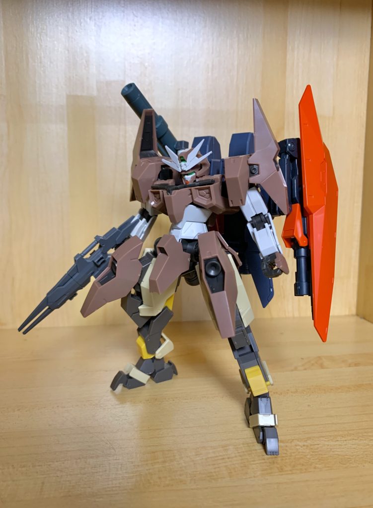 境界戦機のブレイディハウンドの脚が無改造で取り付けられてラッキーでした。最後までご覧いただきありがとうございました。