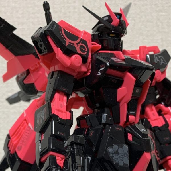 MG エールストライクガンダム リサーキュレーションカラー｜ちっちさんのガンプラ作品｜GUNSTA（ガンスタ）