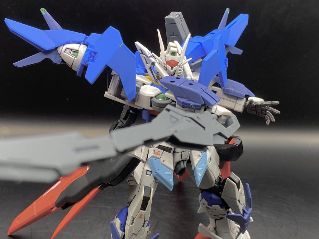 バスタードソードを構えてポーズ