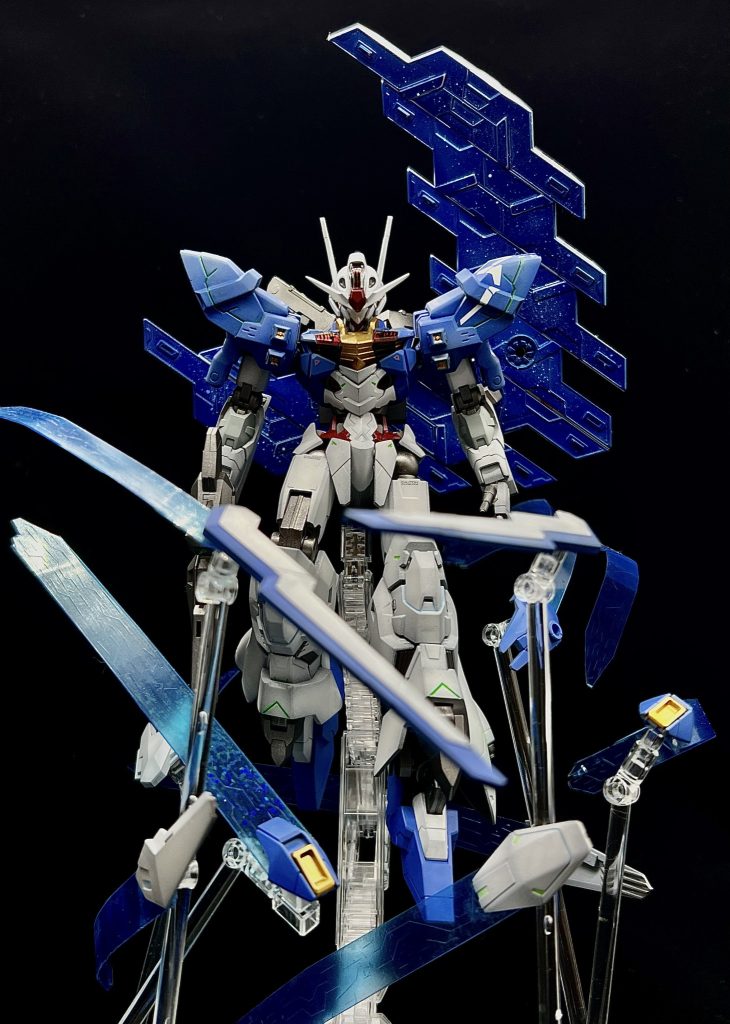 正面から。ポージングクッソ苦手なのでこれで固定してます。