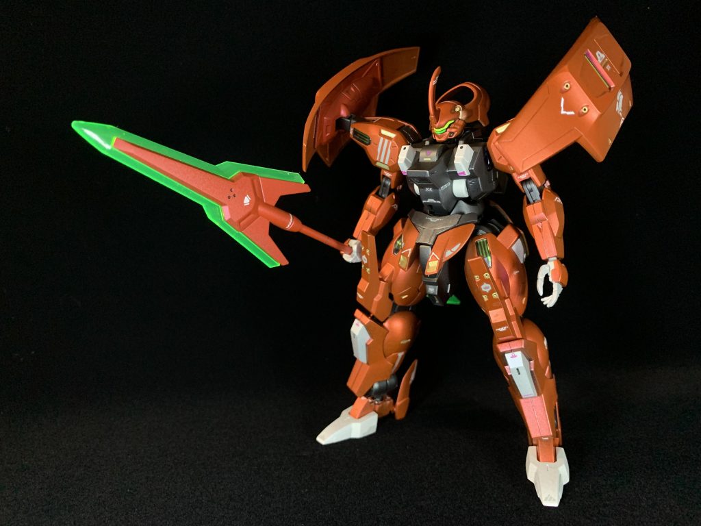 使った塗料ファレホ グロスブラックプライマー、メタルカラークローム、メタルカラーゴールド、メカカラーレッドメタリック、メカカラーピュアホワイト、エアーブラックメタリックシタデル クリアレッドmrカラー 蛍光イエロー、蛍光グリーンガンダムマーカー ホロシルバー