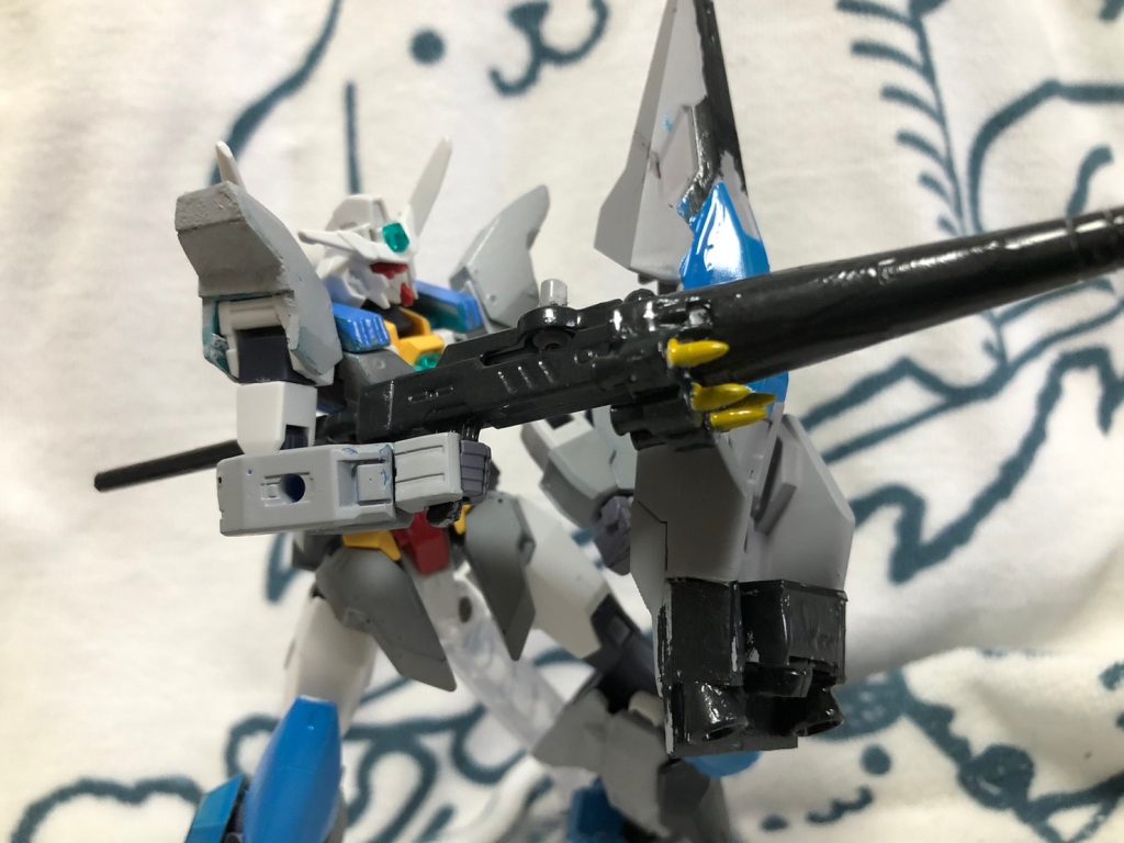 おまけとして、木星決戦のランスを作成しました！カラーリングも木星決戦仕様のカラーにしております。