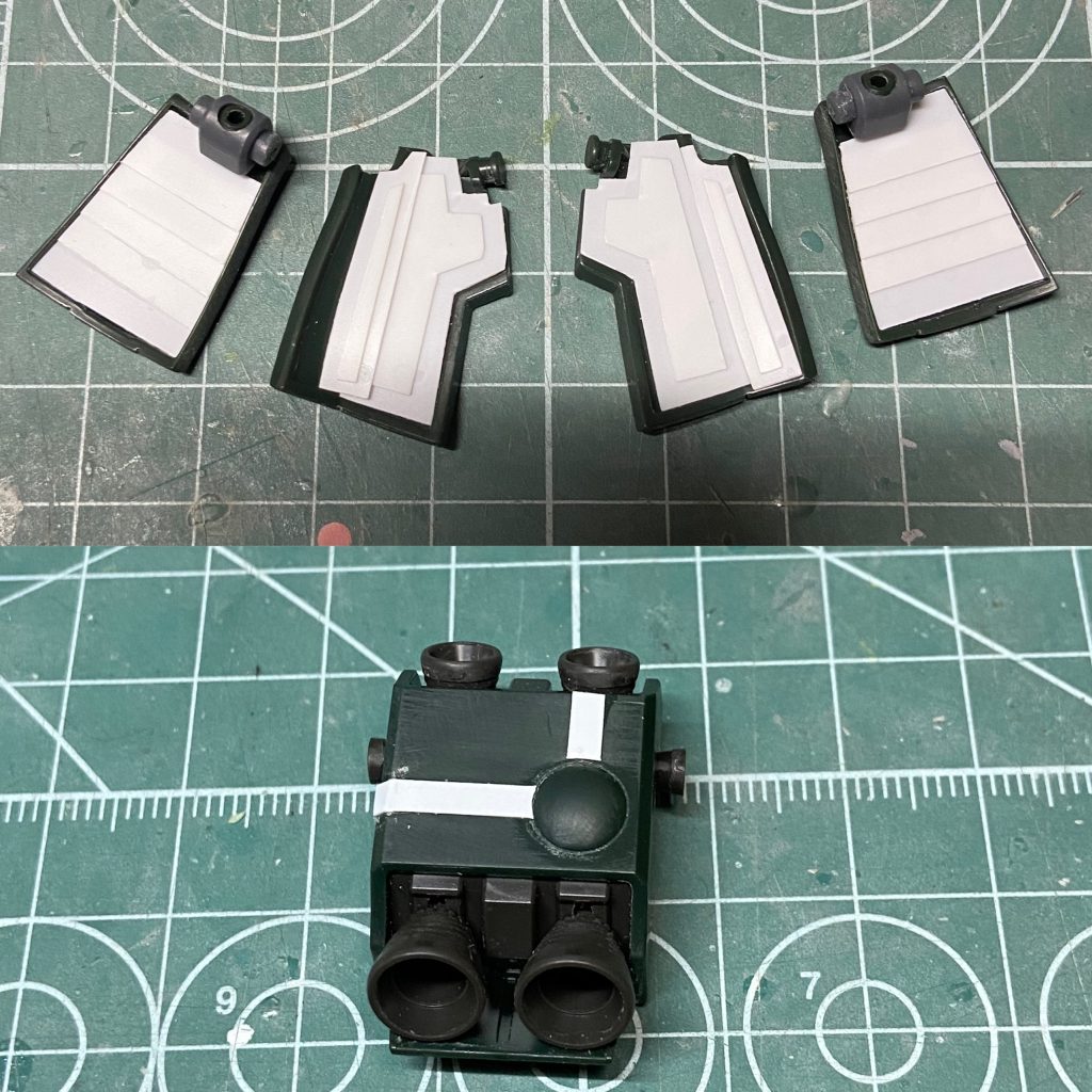 スカート裏もディテール追加してみました。