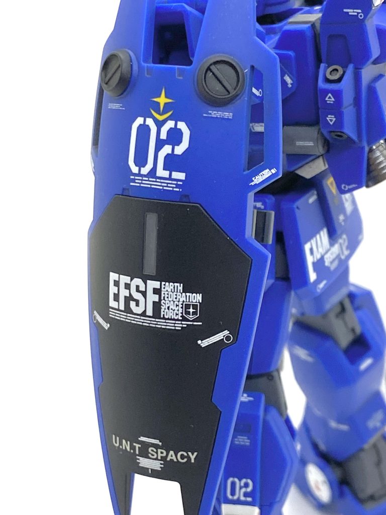 EFSFマークはガンダムホビーライフ付録ので市販にはないカッコいいデザインです。