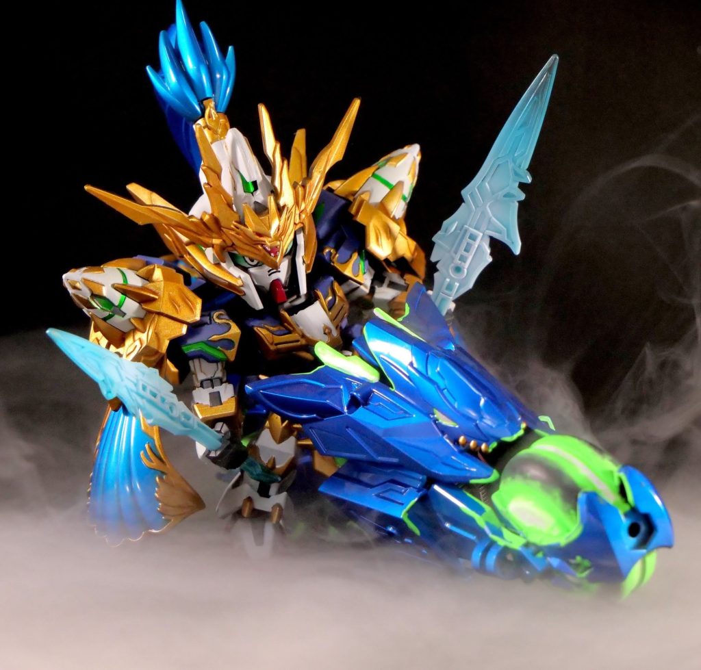 趙雲ダブルオーガンダム&碧龍駆–3枚目/制作者：Chack55