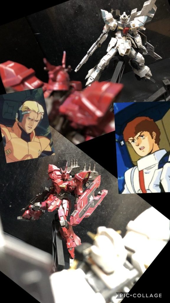 アムロ「シャア!貴様はネオジオンを復活させて何を企んでいる!?」シャア「地球に住む者は自分達の事しか考えていない、だから抹殺すると宣言するのだ!」アムロ 「人が人に罰を与えるなどと。」シャア 「私、シャア・アズナブルが粛清しようというのだ、アムロ。」アムロ 「エゴだよ、それは。」シャア 「地球が持たん時が来ているのだ。」アムロ「ライフストーム枯渇が原因か!」シャア「FF7だな、それは。」アムロ「じゃあ何だ!」シャア「自己中がいけないのだよ!」アムロ「その考えそのものが自己中じゃないのか!」シャア「わからぬか、アムロ!」アムロ「貴様のインテリな考えなど!」