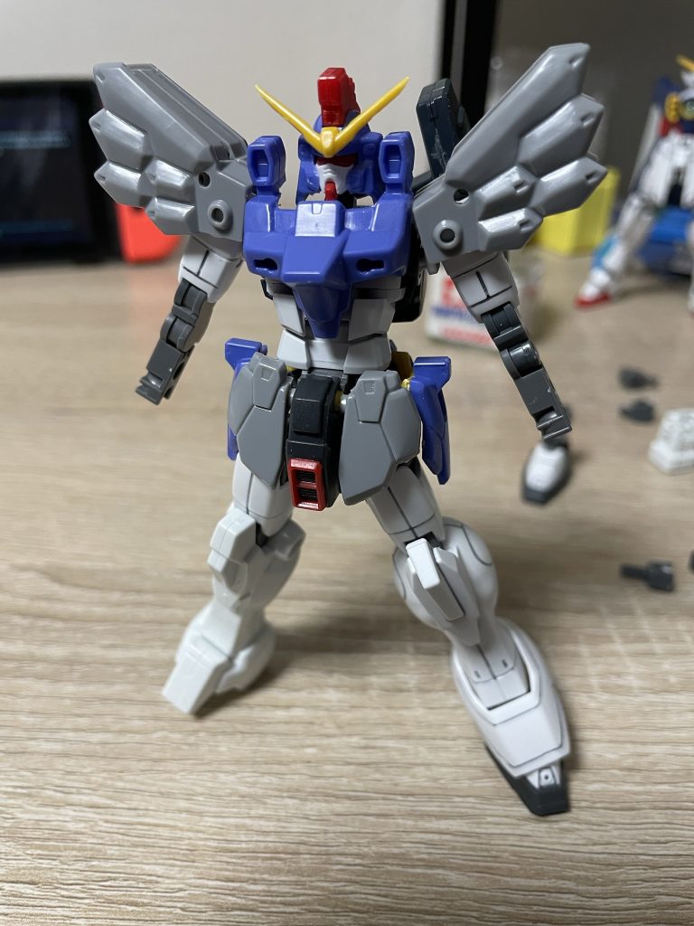 制作途中の状態使用キットはHGサンドロックとHGデスサイズの関節を使いました