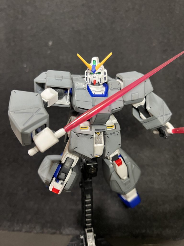 ゲームでは二刀流！⚔️煙表現は針金と手芸綿でジャーマングレーで薄め塗装していますご覧頂きありがとうございます(❁ᴗ͈ˬᴗ͈)