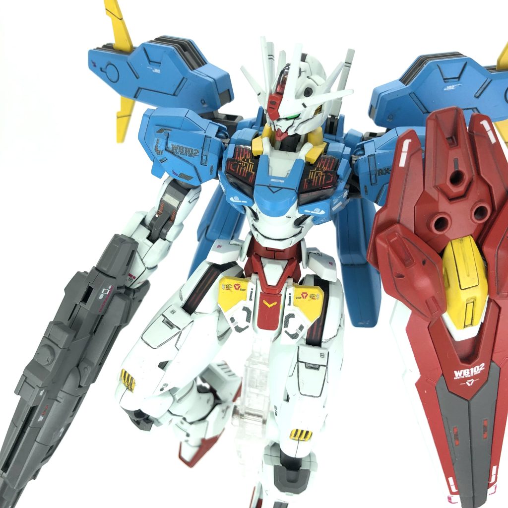 エアリアル改修型ver.RX-78-2オマージュ–3枚目/制作者：@plamocross