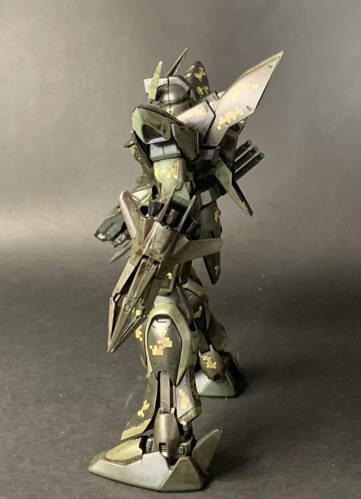 左手のアンカーはMGだとABS含むから割れやすかったりと大変なのです、今回はPSということもあってか案外割れなかった、ただちょっと一本が怪しい