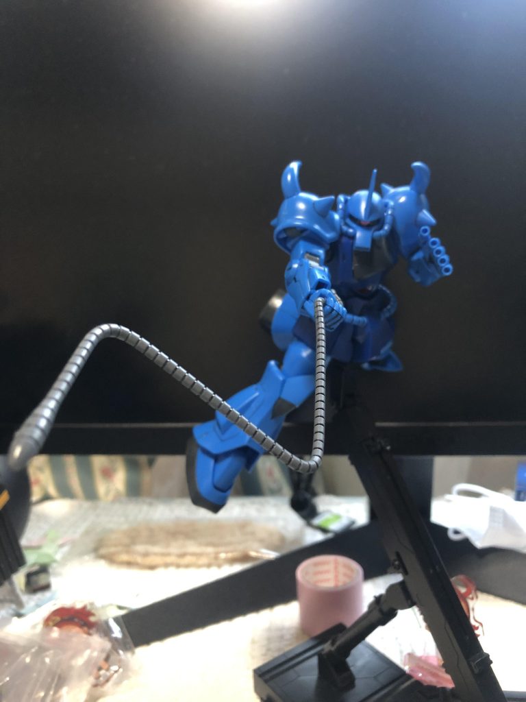 グフのヒートロッドの柔軟さと自由度の高さに、ただただビックリした初心者ですw