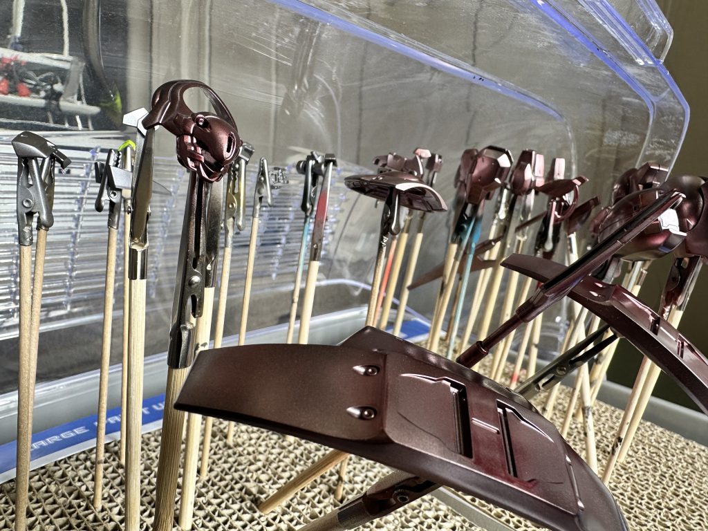 一度目のクリア塗装あまり発色せず幸先が不安