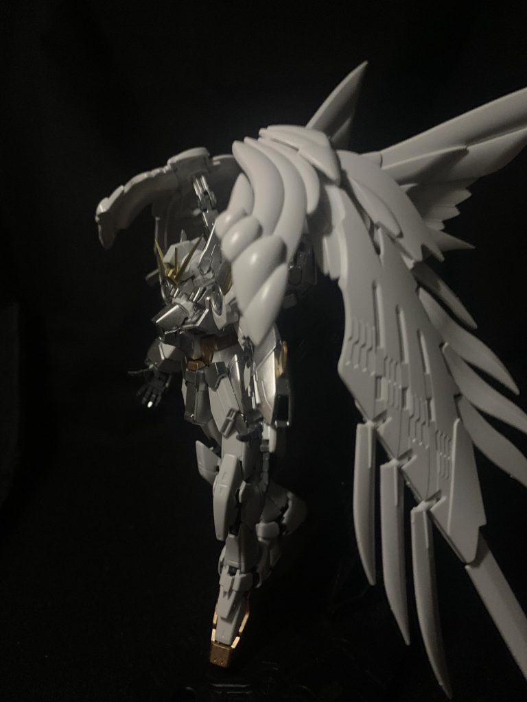 RG ウイングガンダム zero EX (シルバーver)–3枚目/制作者：@sugar1976