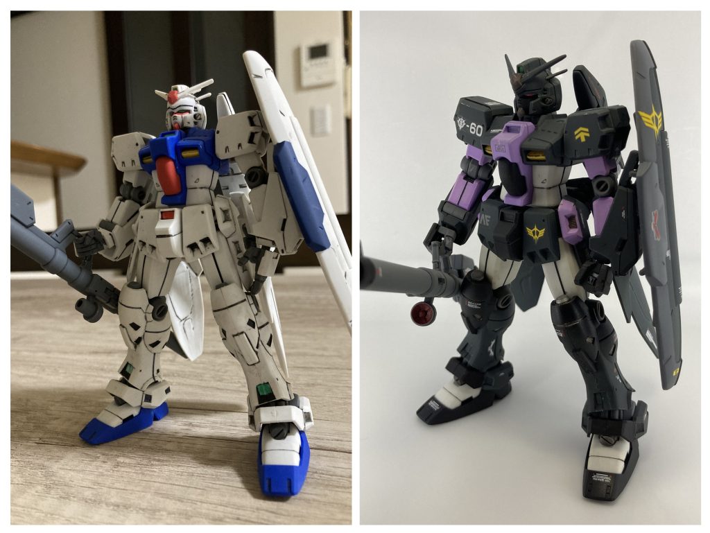 本来ならサイサリスの順番ですがこの時は簡単フィニッシュで約20年くらい前に作ってそのまま箱の中で眠っていたフルバーニアンとステイメンしかなかったんですよね。三連星の中でマッシュが1番好きなので完成した時は感無量でした。最後までご覧いただきありがとうございました！