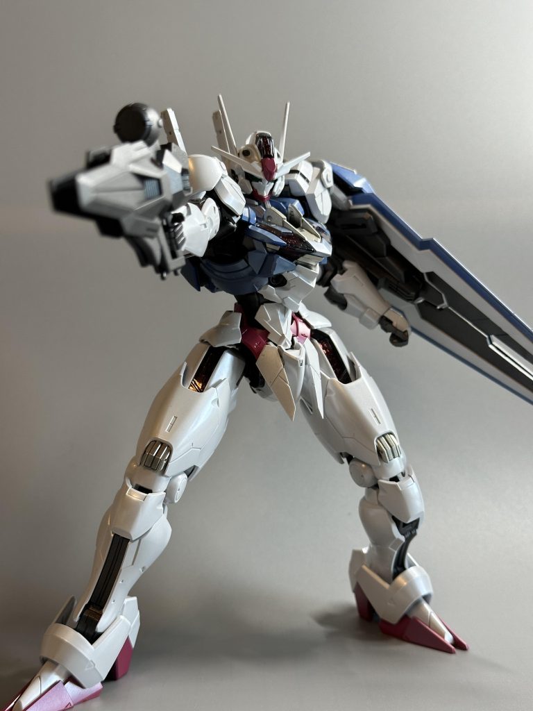 フルメカニクスエアリアル全塗装／ランナー塗装／チタニウムフィニッシュ風–3枚目/制作者：KOH