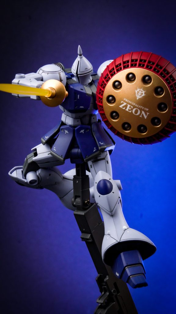 HGギャンを筆塗り部分塗装仕上げで作りました🐘–4枚目/制作者：@praZo001